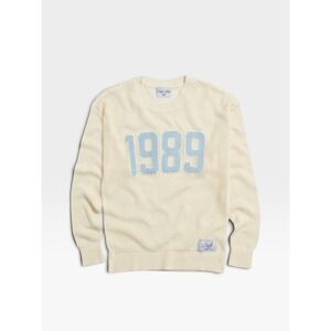 Taylor Swift 1989 Taylor's Version Knit Sweater Cream Blue Plus Size XXL